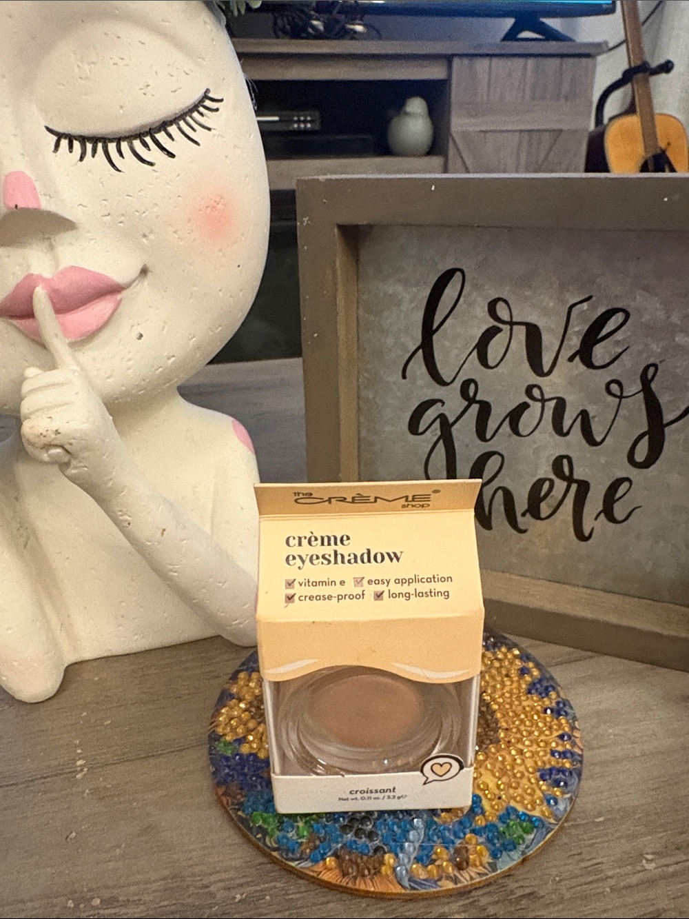 The Crème Shop Crème Eyeshadow in Croissant - Neutral Beige KOREAN MAKEUP NEW💰
